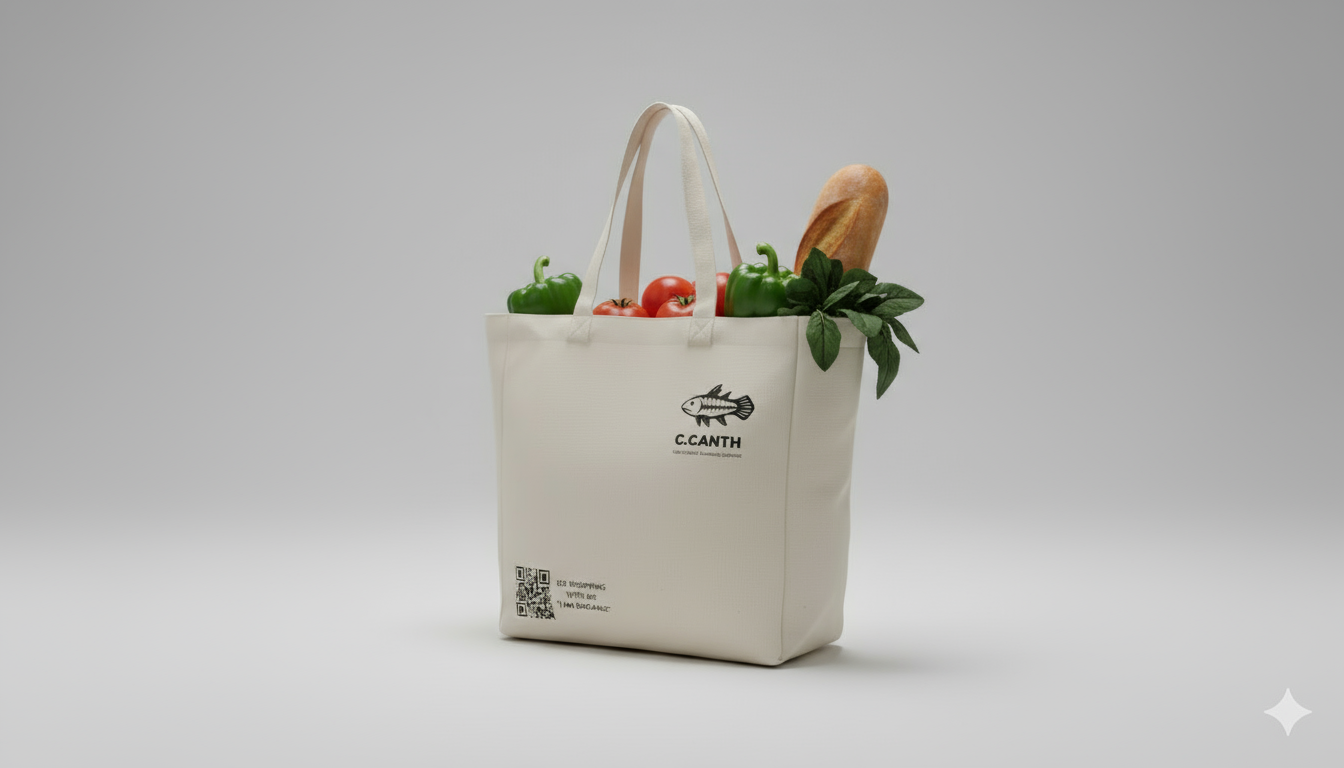 Organic Cotton Shopping Bag